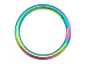 O Ring - Welded Steel - Rainbow 5 Sizes 30mm (1 1/8'')