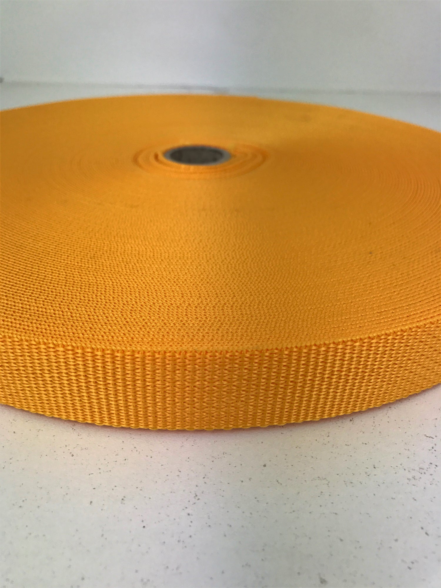 Polypropylene Webbing - 20mm Gold/Yellow, 1 meter