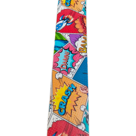 Comic Book Print Silicone Coated Webbing - 19mm & 25mm - 2.5M Long
