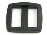 Slider Buckle Black - 8 sizes 20mm (3/4'')
