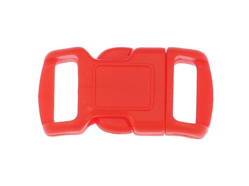 Side Release Buckle Red - 4 sizes 10mm (3/8'')