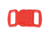 Side Release Buckle Red - 4 sizes 10mm (3/8'')