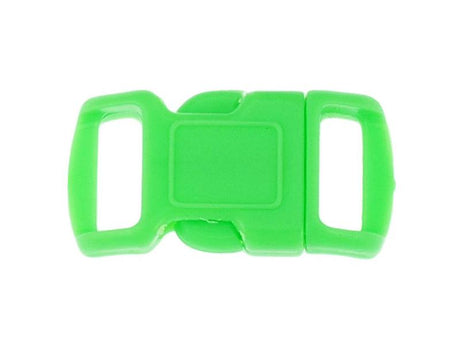 Side Release Buckle Green - 4 sizes 10mm (3/8'')