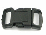 Side Release Buckle Black - 6 sizes 10mm (3/8'')