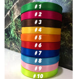 12mm x 22m Satin Ribbon - Mixed Colours # 1