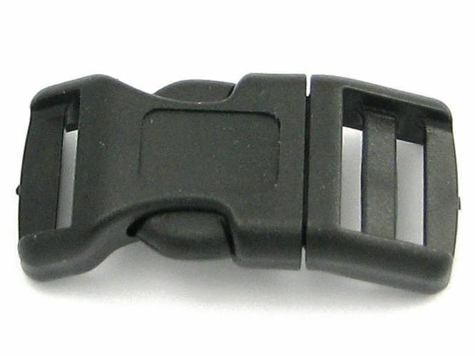 Side Release Buckle Black - 6 sizes 13mm (1/2'')