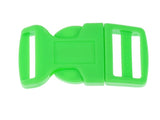 Side Release Buckle Green - 4 sizes 20mm (3/4'')