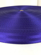 Polyester Seat Belt Webbing 25mm - 15 Colours Purple, FULL 100 meter roll