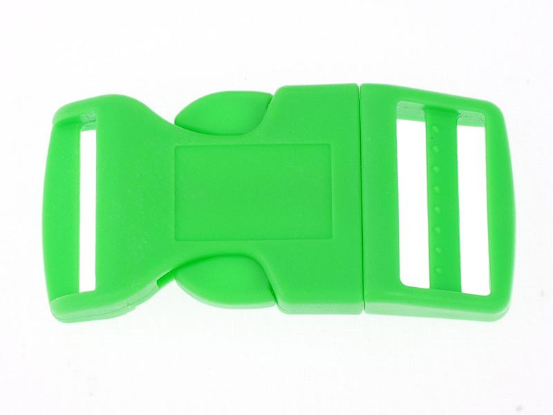 Side Release Buckle Green - 4 sizes 25mm (1'')