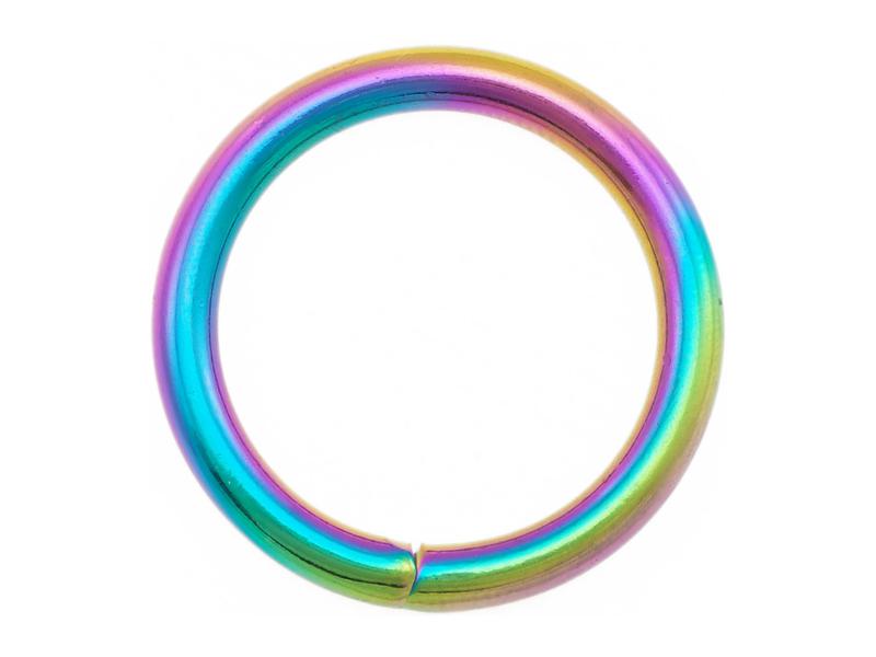 O Ring - Welded Steel - Rainbow 5 Sizes 25mm (1'')