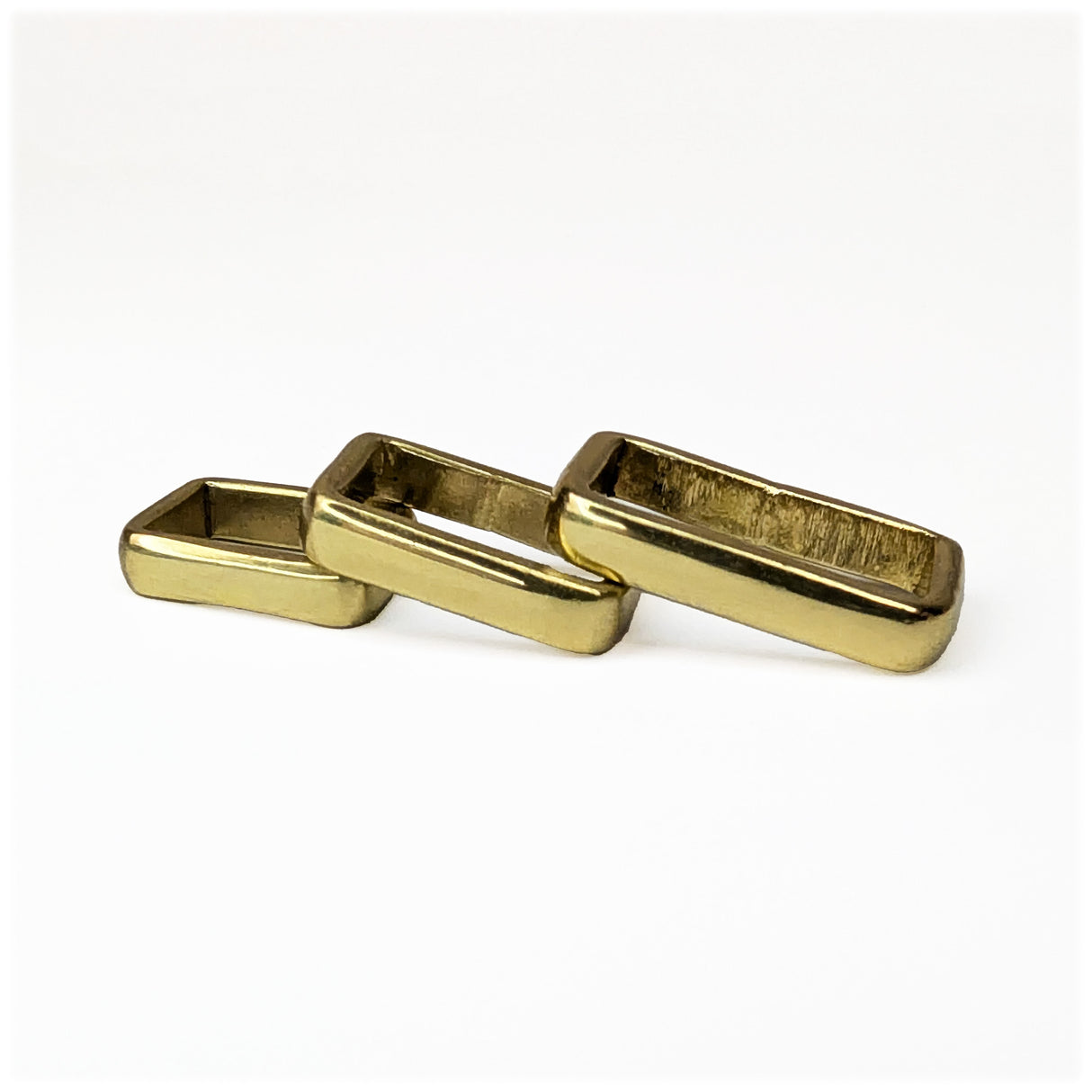 Solid Brass Loop Keeper – 13mm, 16mm, 20mm