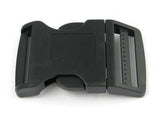 Side Release Buckle Black - 6 sizes 39mm (1 1/2'')