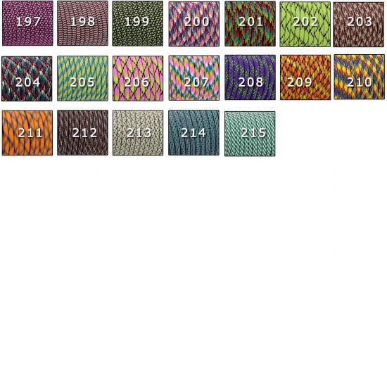 550 Paracord Parachute Cord Smycz Namiot Liny Guyline Mil Spec Typu III 7 Strand 50FT 100FT Dla Camping 215 kolory ali-13250775_4_550x550