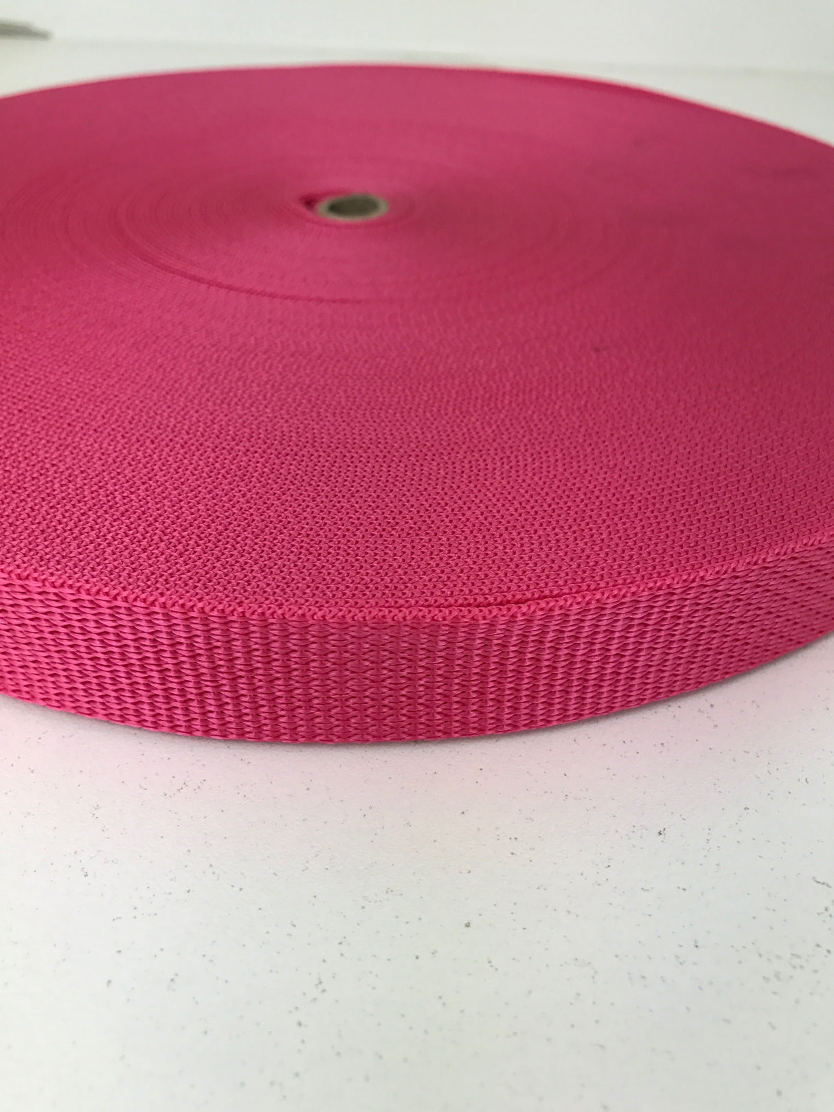 Polypropylene Webbing - 20mm Pink, 1 meter