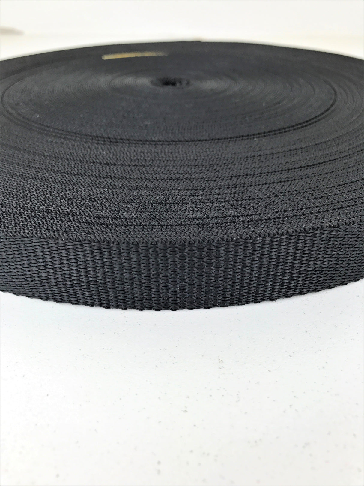 Polypropylene Webbing - 20mm Black, 1 meter