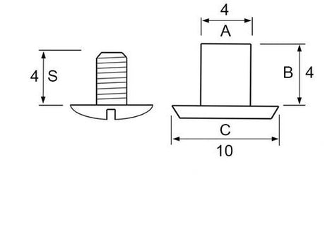 Brass chicago screws