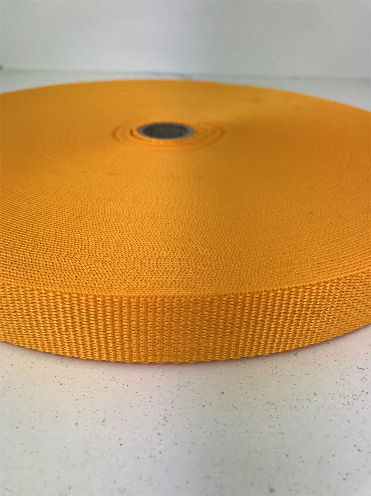 Polypropylene Webbing - 20mm Gold/Yellow, 1 meter