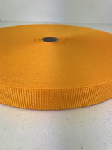 Polypropylene Webbing - 20mm Gold/Yellow, 1 meter