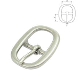 Heavy Halter Buckle - SS 25mm