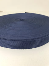 Polypropylene Webbing - 20mm Navy, 1 meter