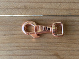 Rose Gold Grooved Body 48mm x10mm Square Eye (Medium)