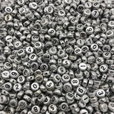 1-9 Number Beads - 50 pieces Design 8