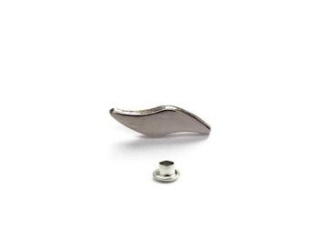Wave Rivet – 22mm x 7.5mm, Nickel Plated - TCD Supplies