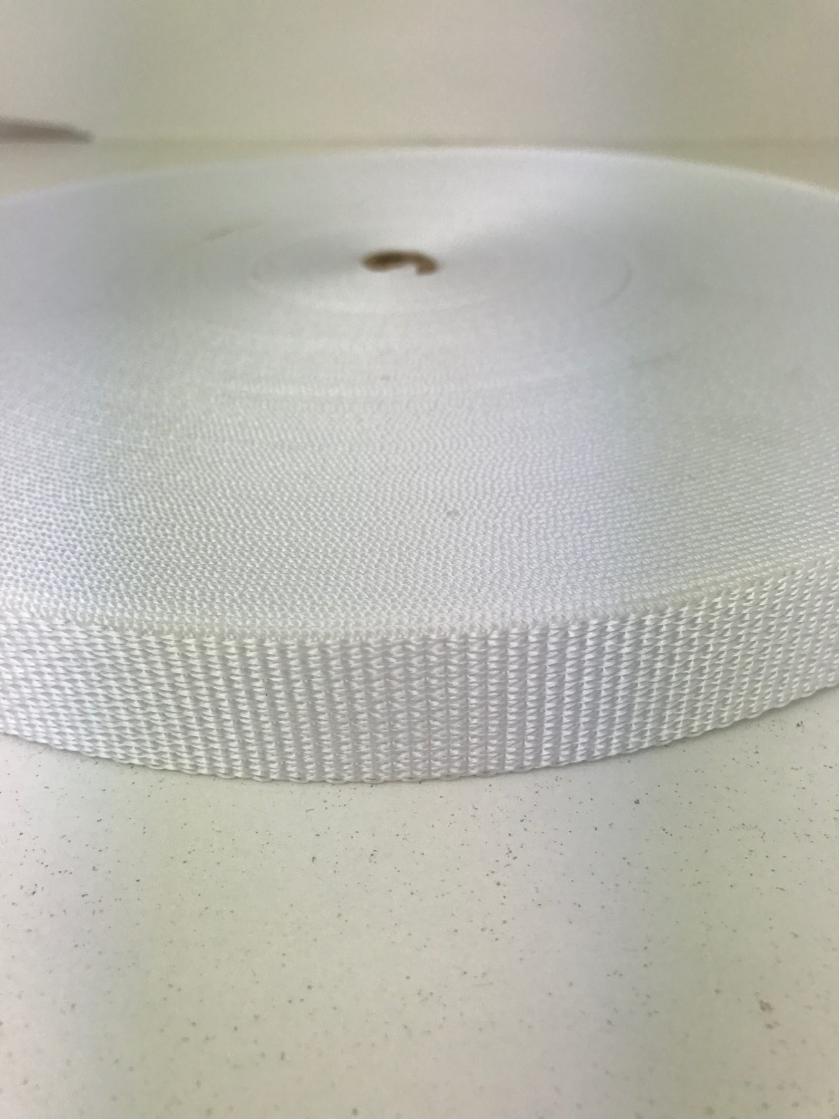 Polypropylene Webbing - 20mm White, 1 meter