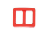 Slider Buckle Red - 4 sizes 10mm (3/8'')