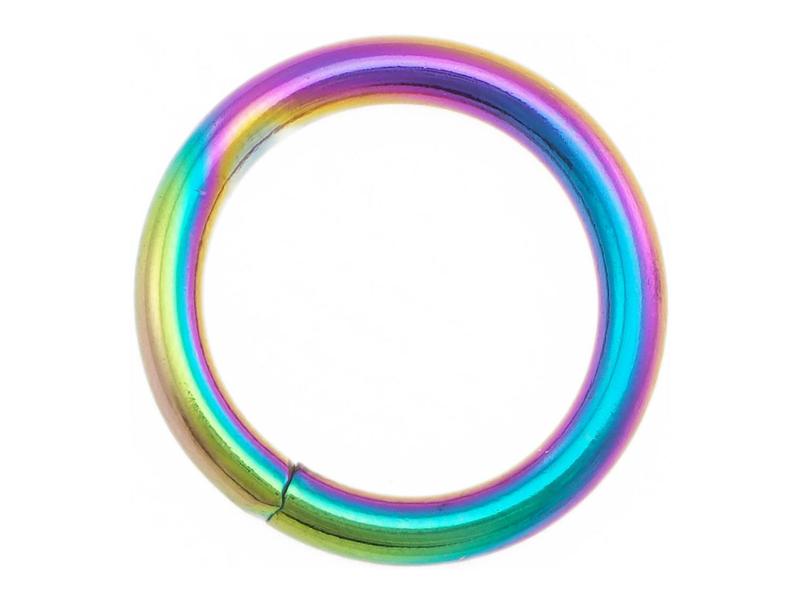 O Ring - Welded Steel - Rainbow 5 Sizes 16mm (5/8'')